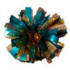 Image of Metallic Teal and Holographic Gold Mini Pom