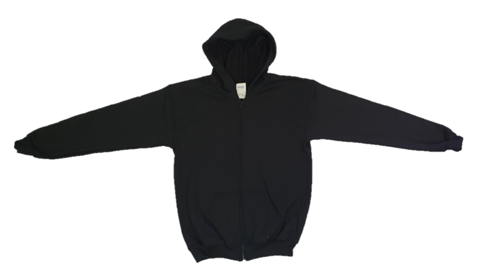 high quality plain black hoodie