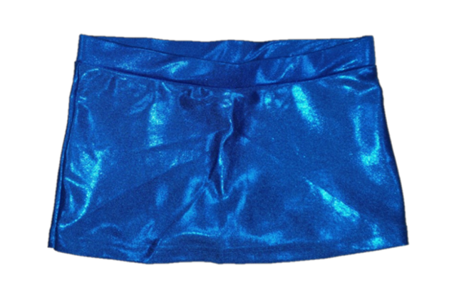 Metallic Royal Blue Half Skort - Cheer World